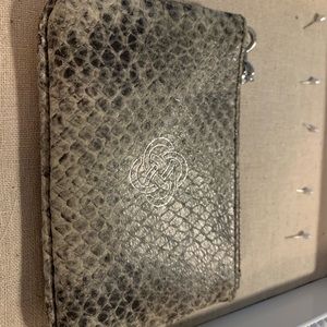 Stella & Dot Soho Key Pouch, Snakeskin